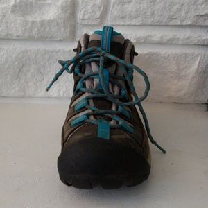 Keen waterproof mid hiking boots.